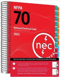 NFPA 70 NATIONAL ELECTRICAL CODE NEC 2023 Edition Spiral With Index Tab NFPA Spiral 2023