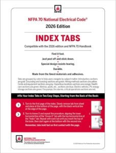NFPA Index Tab 2026