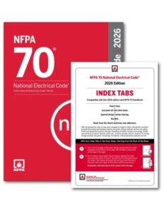 NFPA 70, National Electrical Code NEC 2026 Paperback with Index Tab ! 978-1455932207