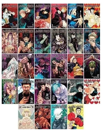 Jujutsu Kaisen Complete Collection-27 Books Manga Series Set (Vol. 0-26)