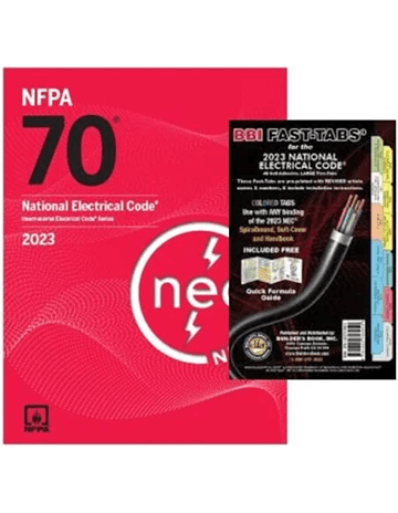 NEW 2023 NEC Code Book NFPA70 National Electrical Code with 2023 BBI Fast Tabs