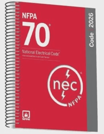 NFPA 70, National Electrical Code NEC 2026 Spiralbound