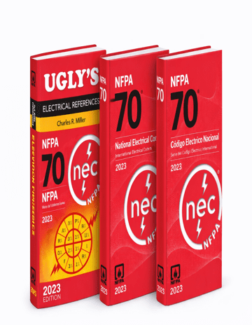 NEC 2023 Spanish and English, Combo with Tabs and Ugly's Electrical References For Spanish